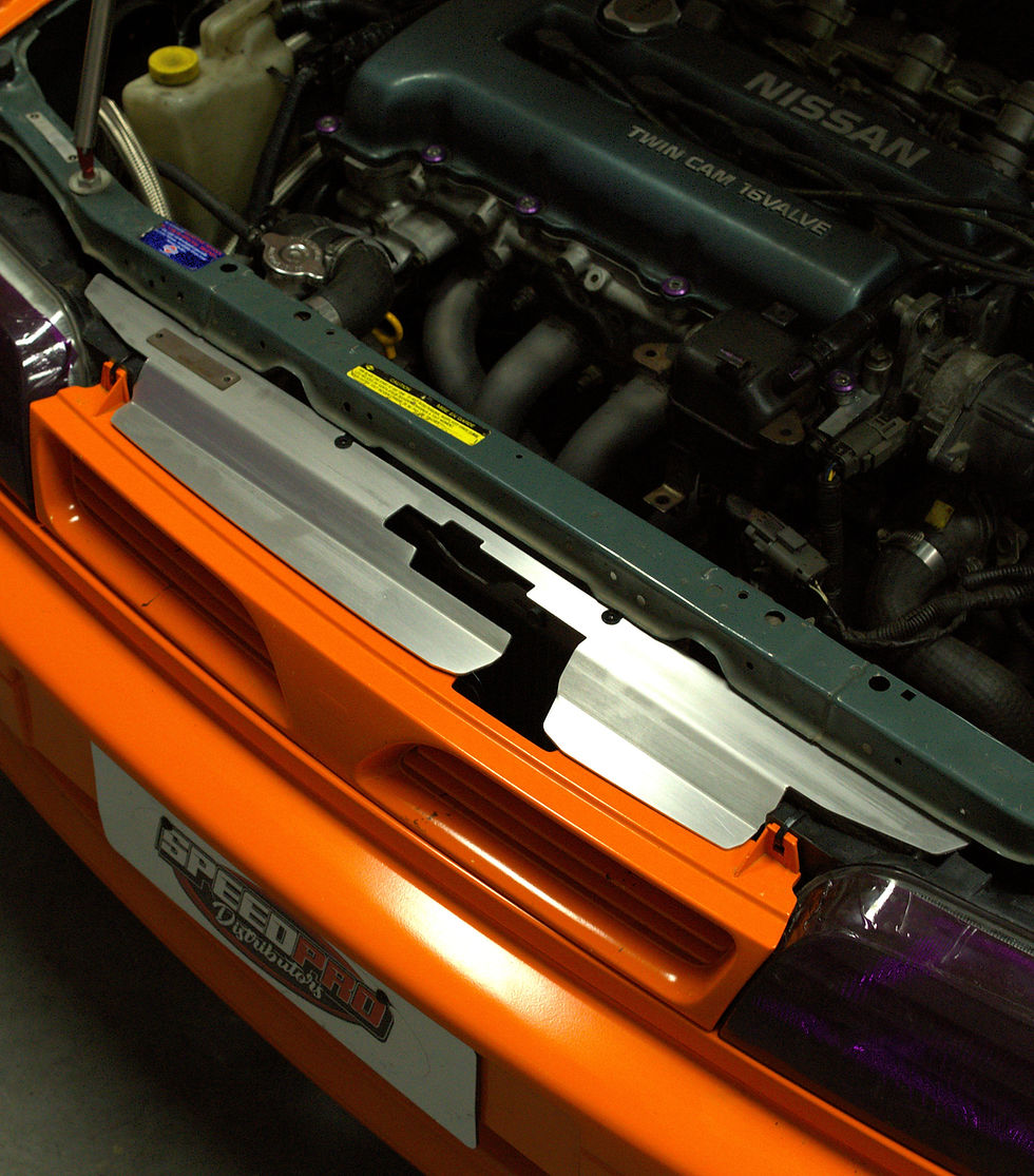 Thumbnail: Nissan Pulsar N14 Radiator Cooling Panel/Air Diversion Plate air duct air radiator panel aerocutt aerocut 3d scan render