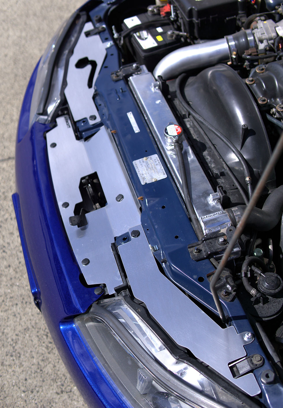 Thumbnail: Nissan Silvia S15 Cooling Panel ON CAR close