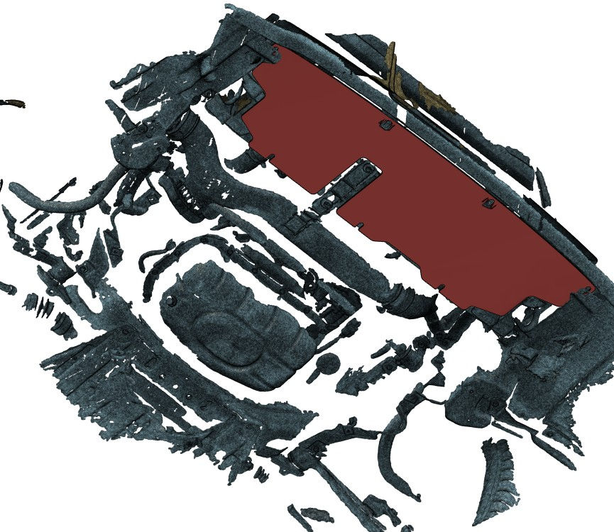 Thumbnail: Toyota Crown JZS171 Engine Front Panel Underbody Protection Bash/Skid Plate 3d Scan Aerocutt