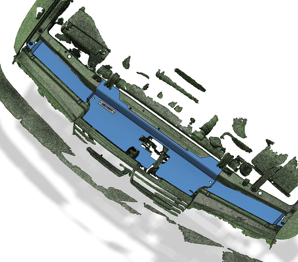 Thumbnail: Toyota Mark 2 Chaser Cresta X81 Radiator Cooling Panel/Air Diversion Plate 3D SCAN AEROCUTT