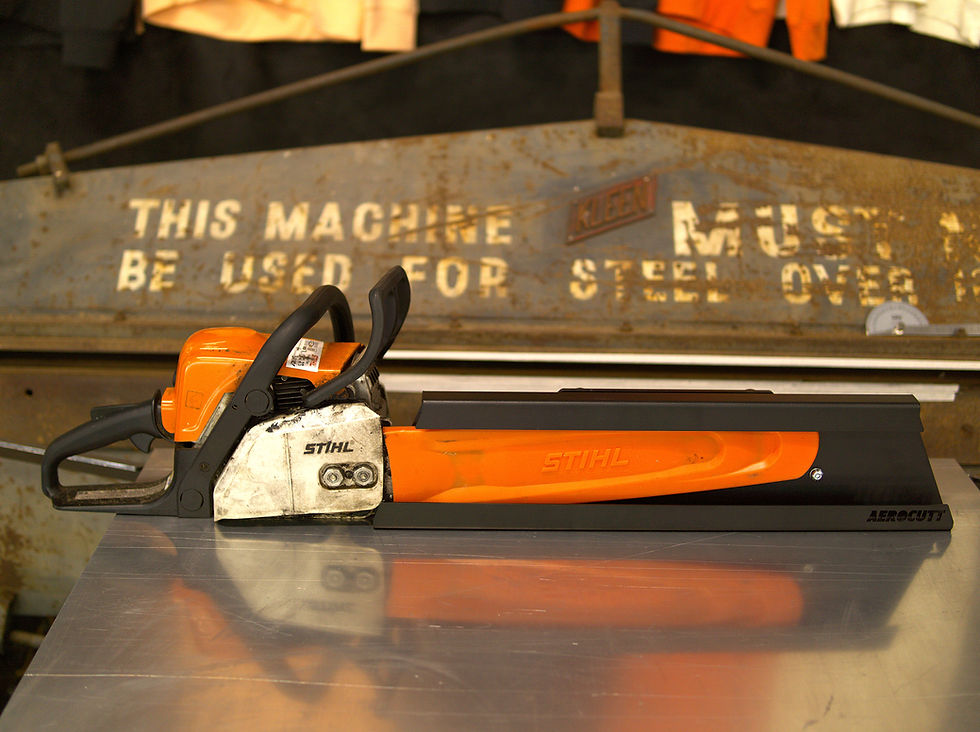 Thumbnail: AEROCUTT CHAINSAW MOUNT AG RIDE ON MOWER TRACTOR