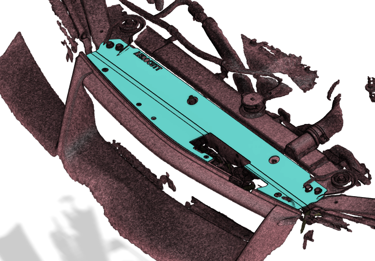 Thumbnail: MITSUBISHI EVO 6 COOLING PANEL 3D SCAN AEROCUTT