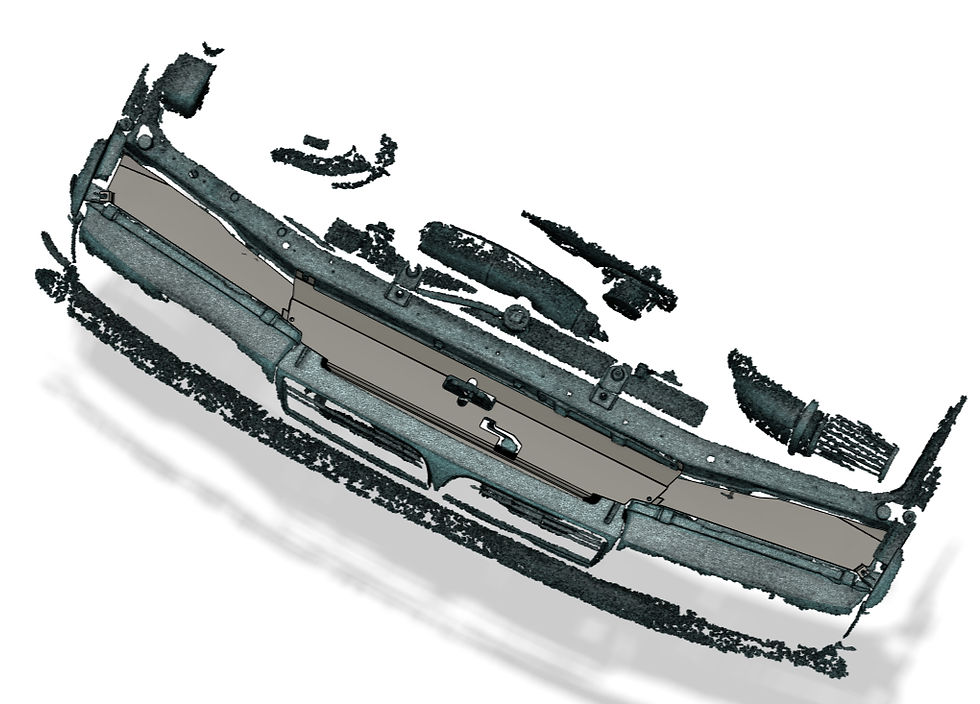 Thumbnail: NISSAN CEFIRO A31 COOLING PANEL 3D SCAN AEROCUTT