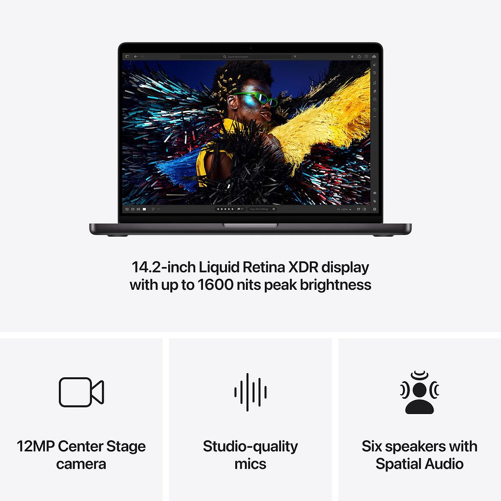 Thumbnail: Apple MacBook Pro 14 M4 10-core CPU and 10-core GPU 16GB RAM 512GB SSD - Space B