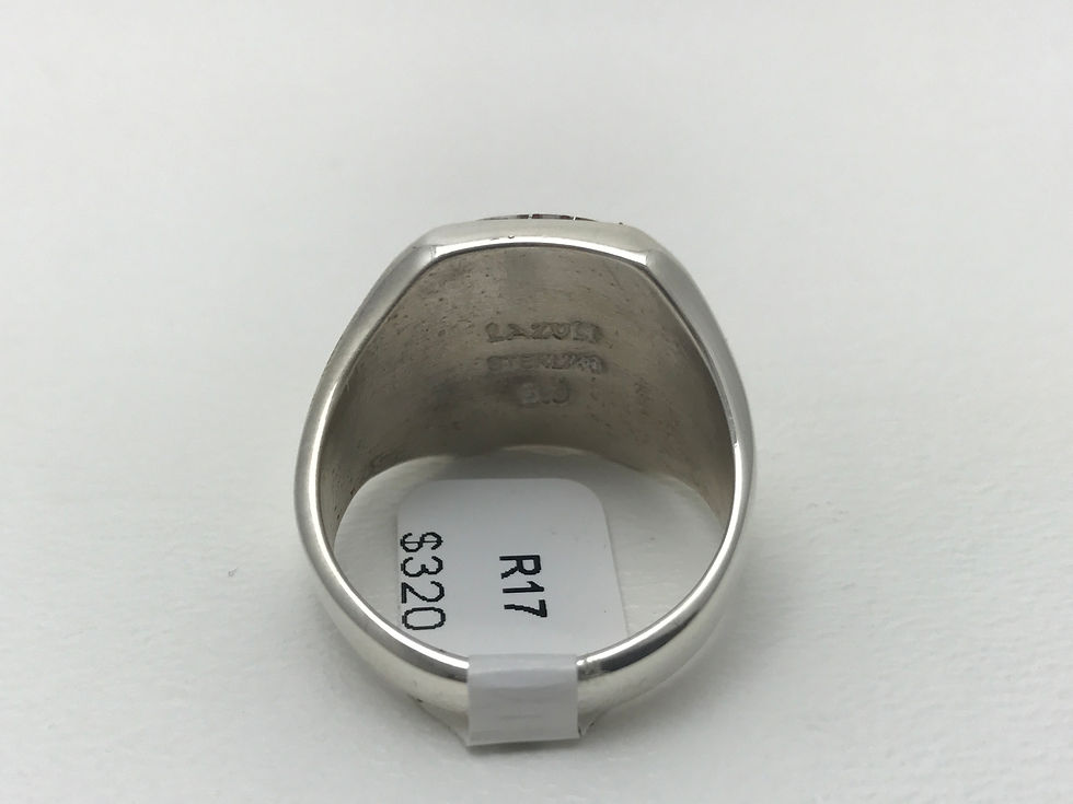 Thumbnail: Navajo Multi-Stone Inlay Ring