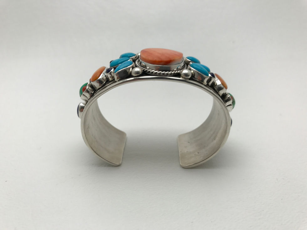 Thumbnail: Multi Stone Cuff Bracelet