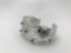 Thumbnail: Rainwater Cuff Bracelet with Lapis