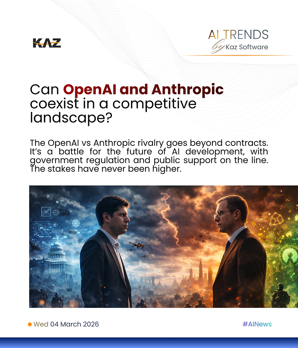 OpenAI vs Anthropic: The Battle for AI Dominance Heats Up Amid Government Backlash