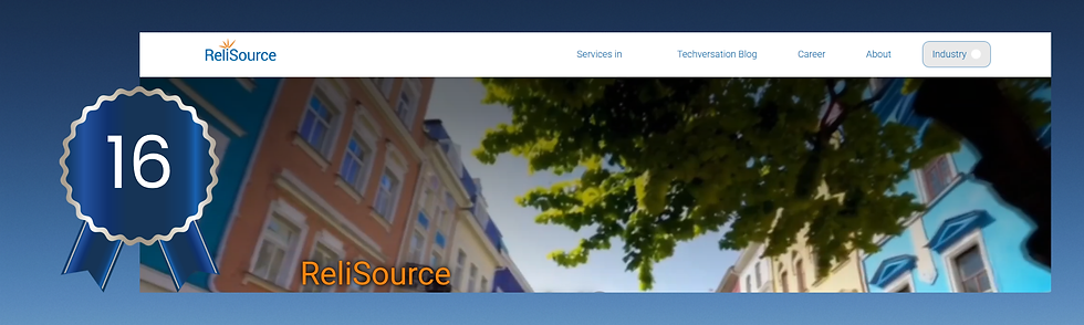 ReliSource homepage: medical-device and IoT software development company with engineers in Dhaka