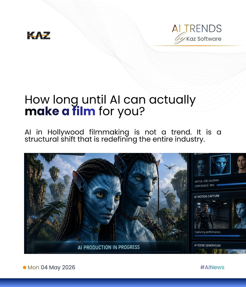 AI in Hollywood Filmmaking (And Why Jobs Are At Risk)