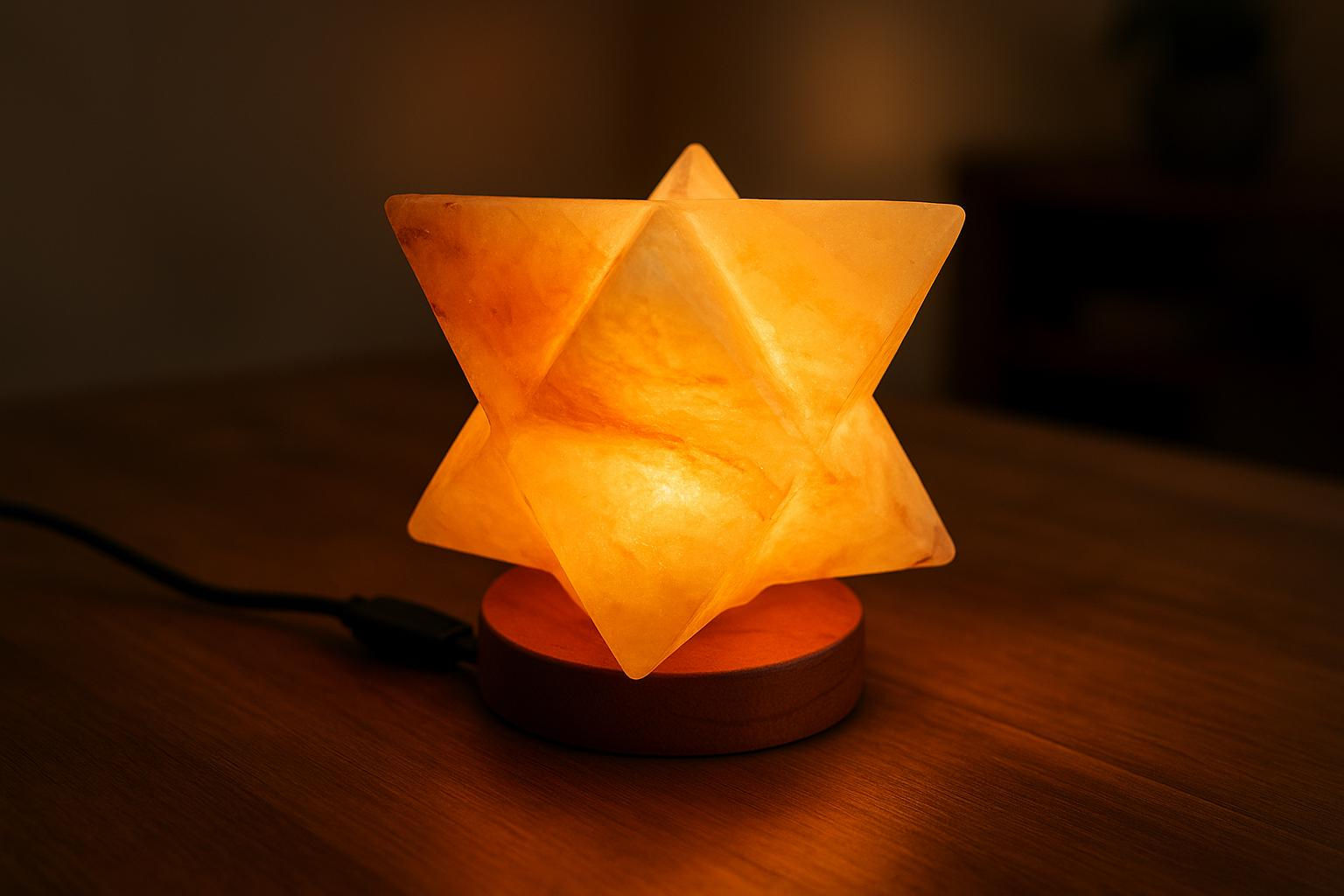 Lampara de sal del Himalaya - Metraton