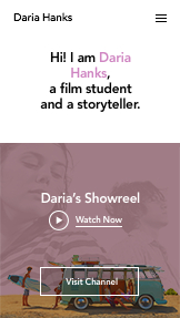 Uddannelse hjemmesideskabeloner – Filmstudent