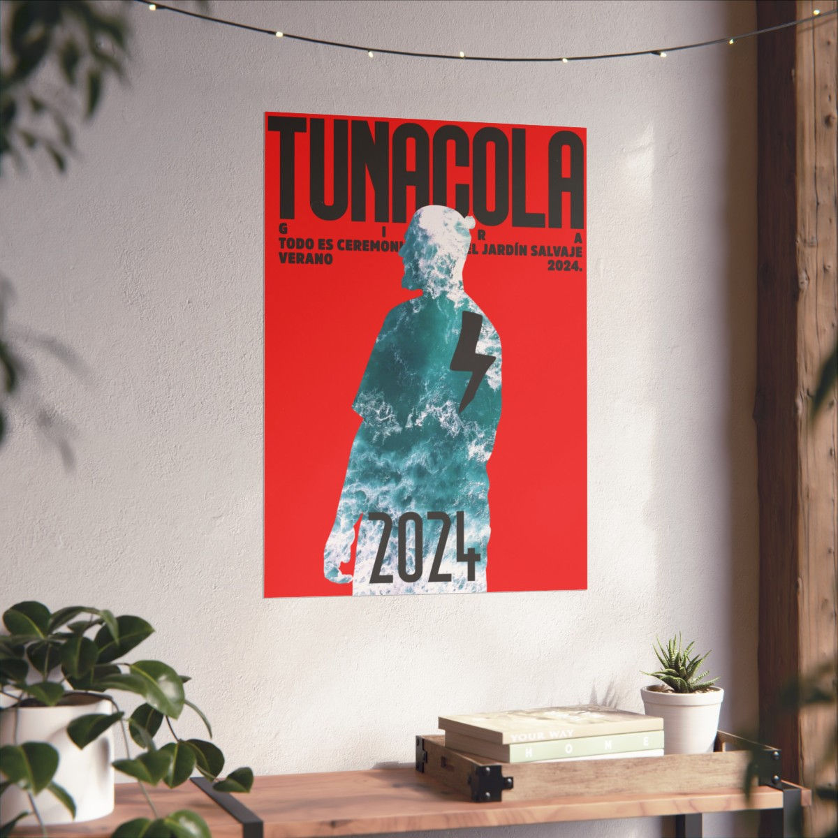 Poster Gira "Todo es Ceremonia en el Jardin Salvaje" 2024