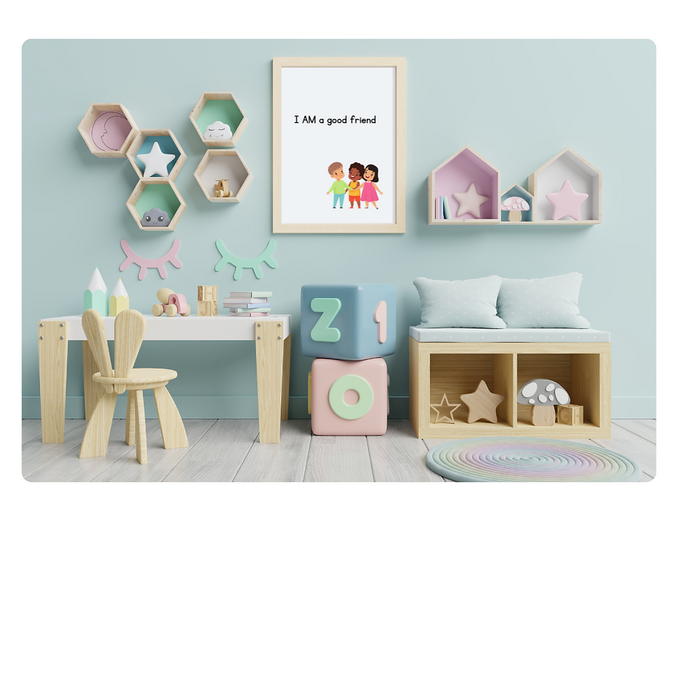 Thumbnail: I am a good friend affirmation poster.