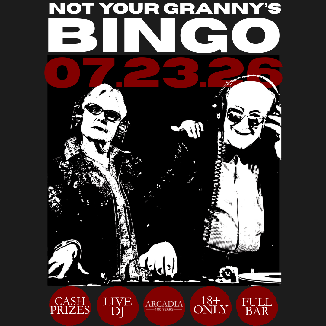 BINGOグループ Not Your Granny's Bingo: July | The Arcadia Live