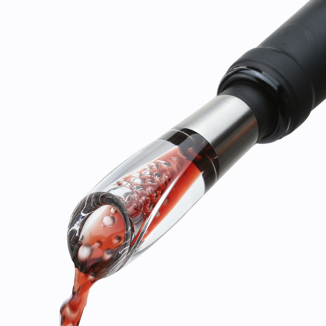 CIRCLE JOY Stainless Steel 2-in-1 Wine Aerator