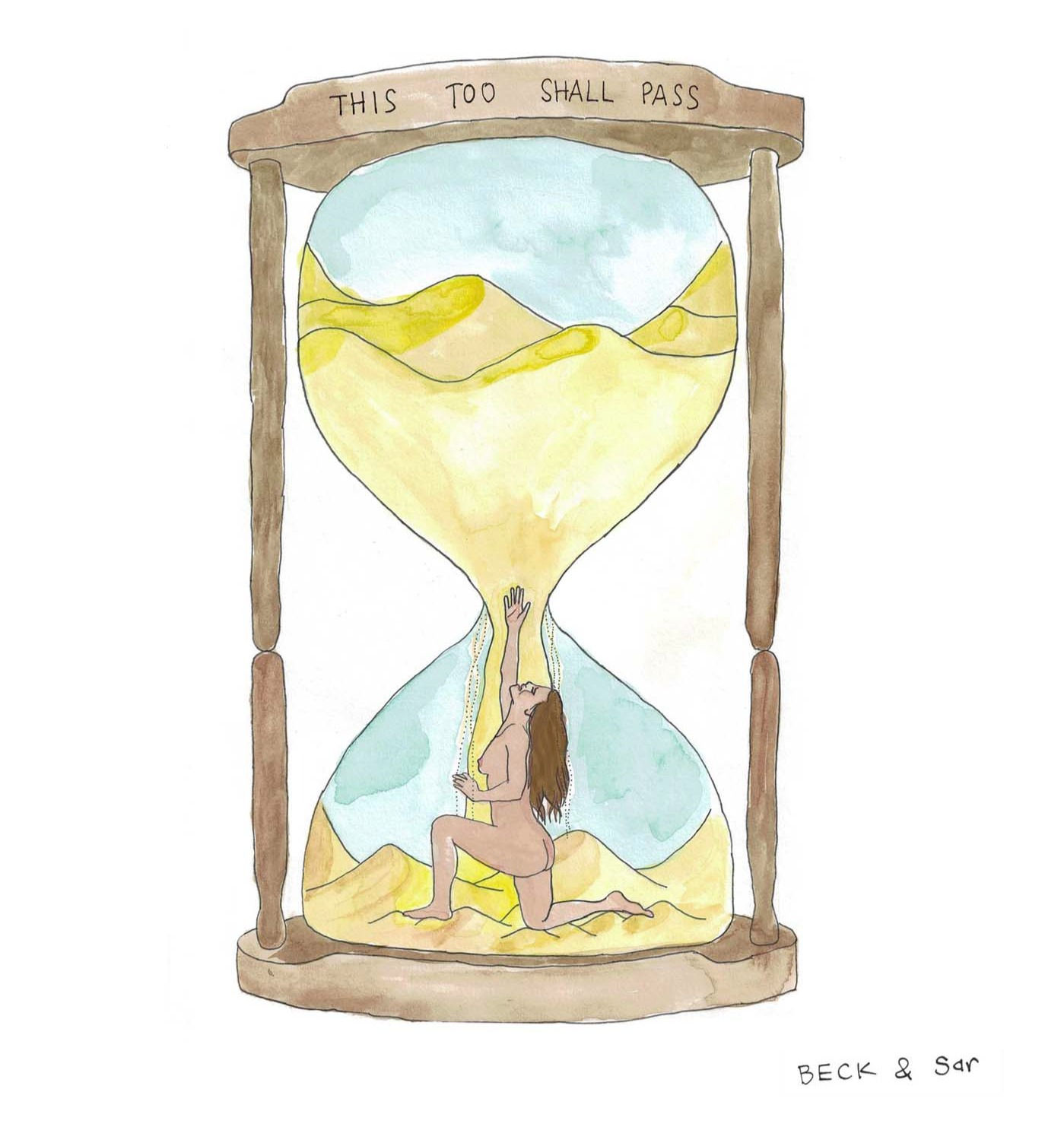 "Hourglass (Dark)" Fine Art Print