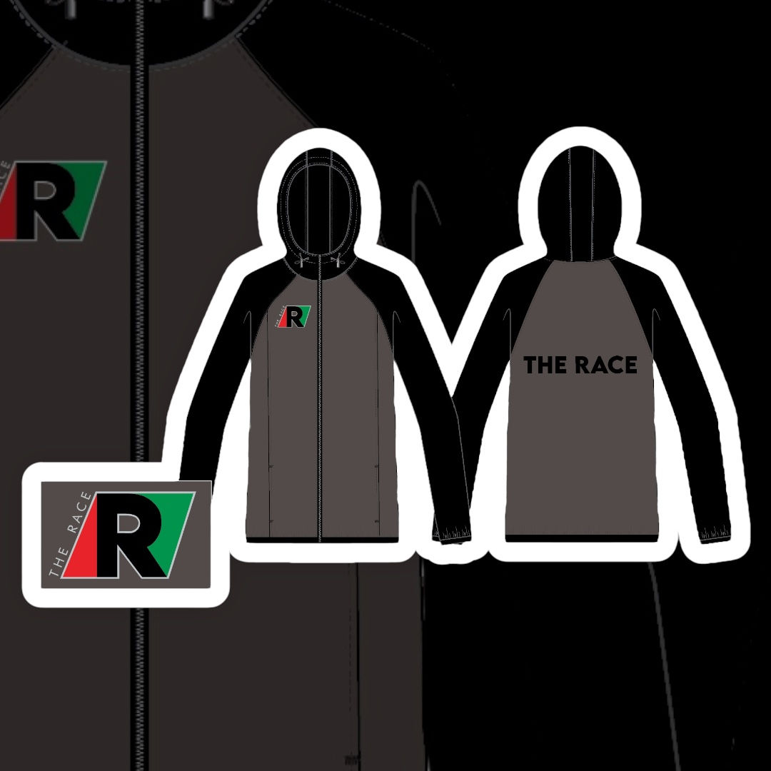 The Race Endures Windbreaker Grey/Black