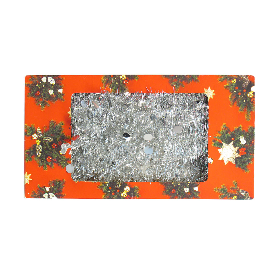 Perinteinen joulukuusen punosnauha, joulukoriste