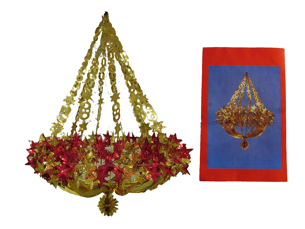 Kattokruunun pakkaus ja kokoamisohje