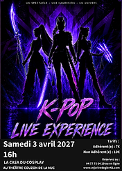 Affiche KPOP Live experience- La casa du cosplay.png