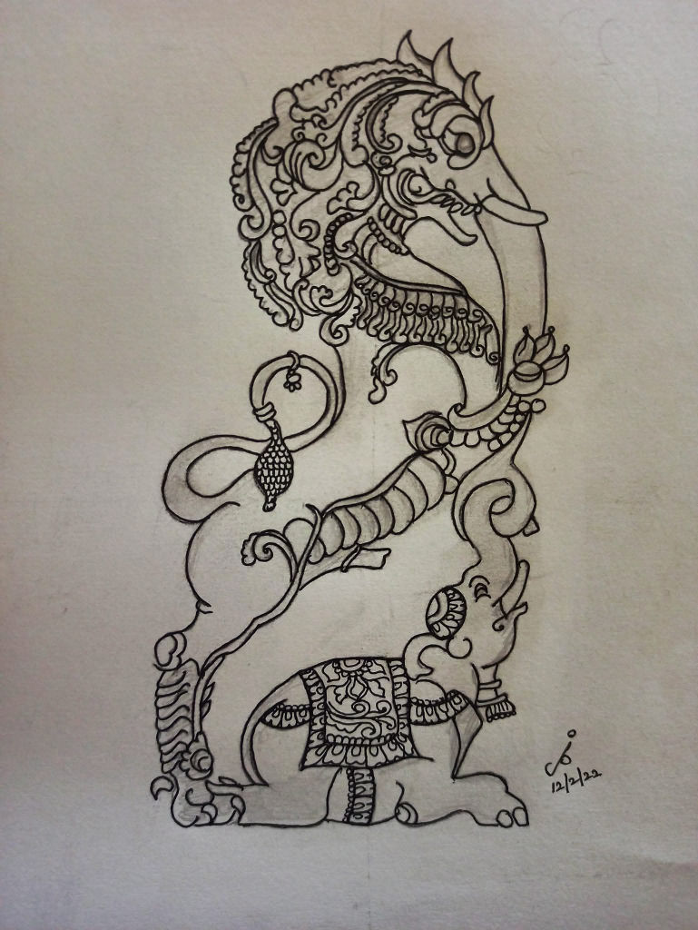 Yali créature mythologique