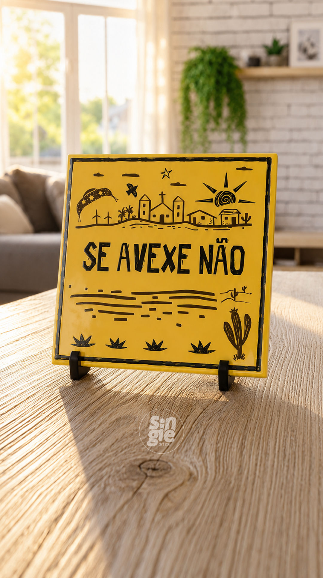 Azulejo Decorativo Nordeste Se avexe Não
