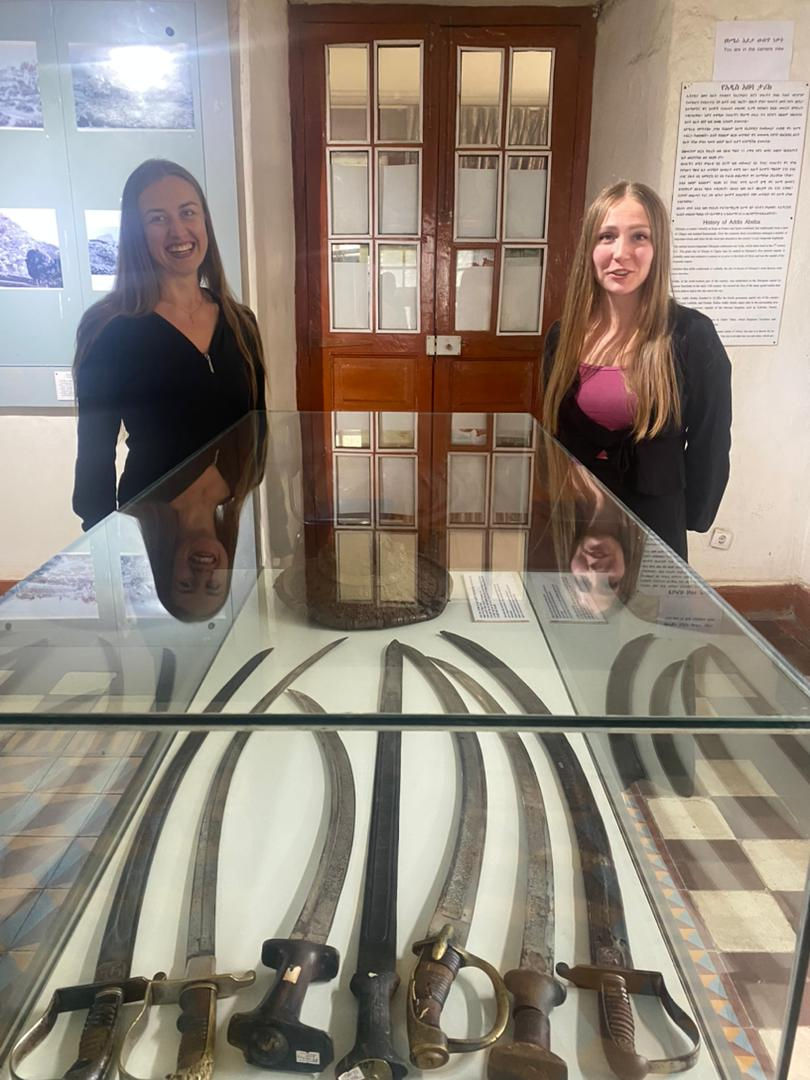 tourists at addis ababa museum