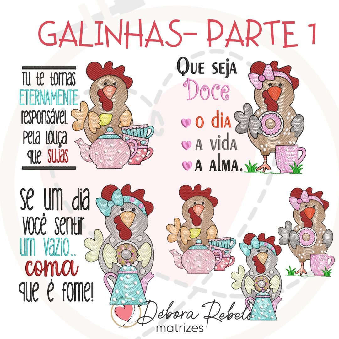 Coleção Galinhas - Parte 1