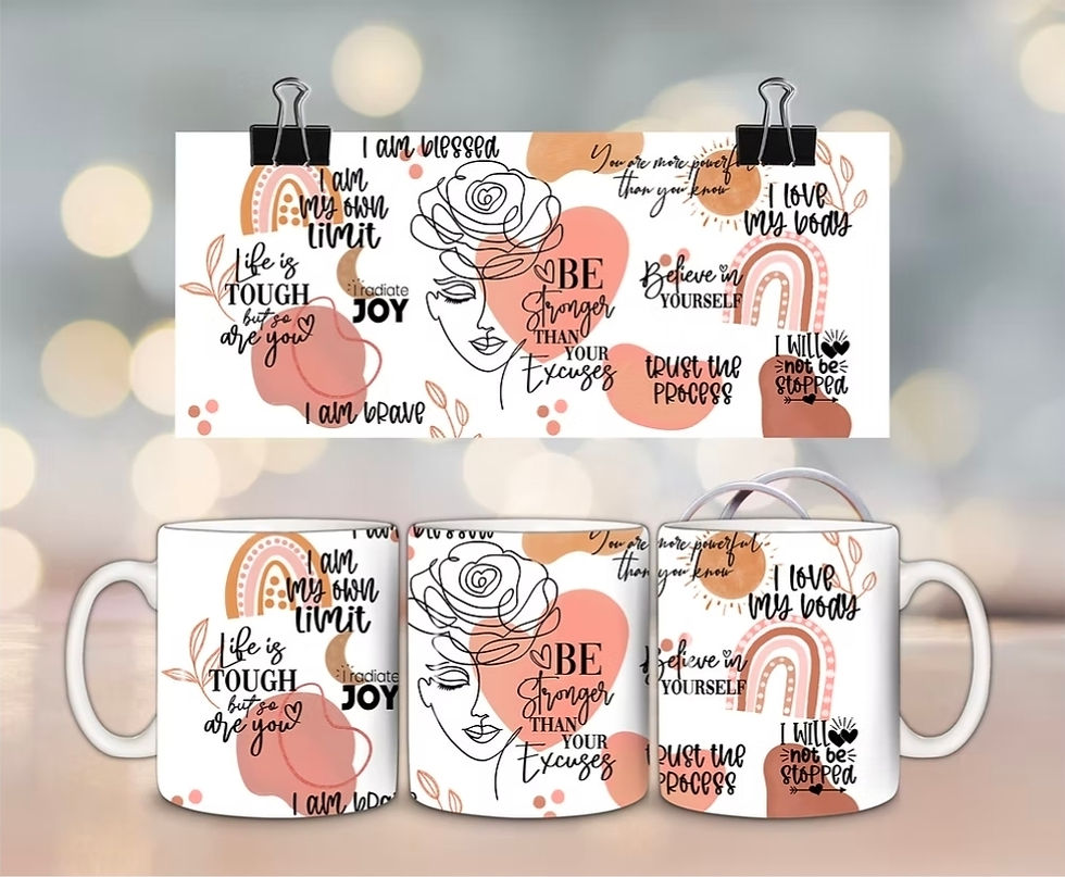 Thumbnail: Motivational & Faith-Based Coffee Mugs | 12 oz Inspirational Drinkware