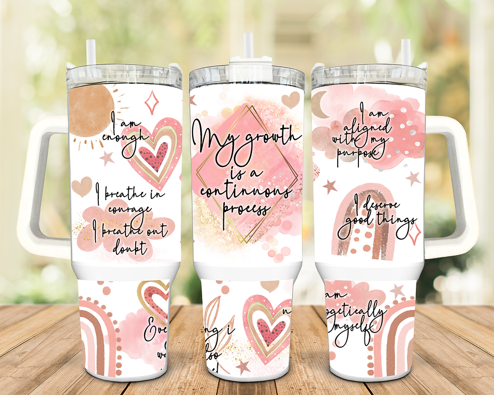 Thumbnail: 40 oz Sublimated Tumblers | Luxury Hydration for Women