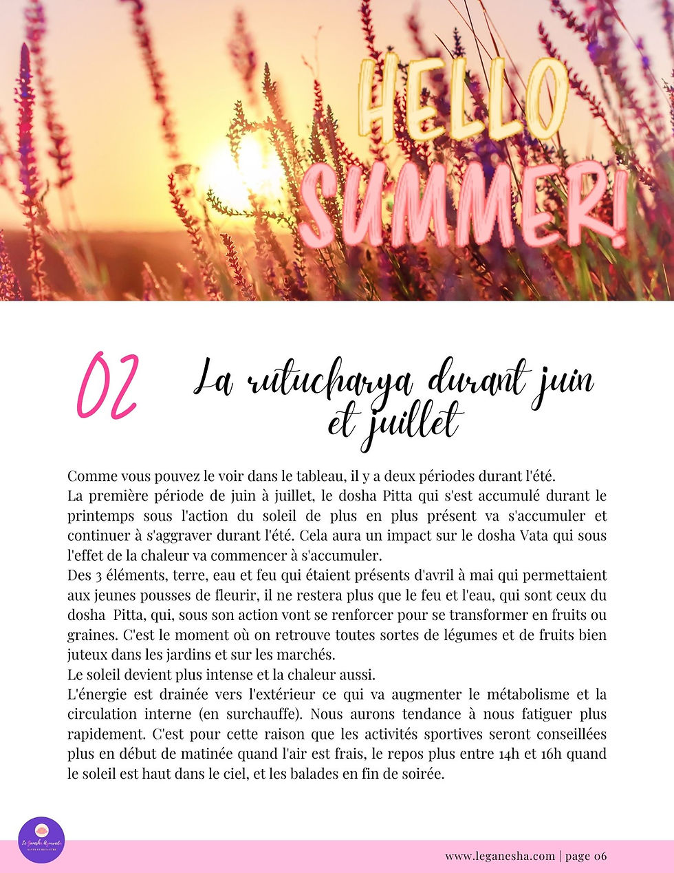 Thumbnail: Routines ayurvédiques estivales