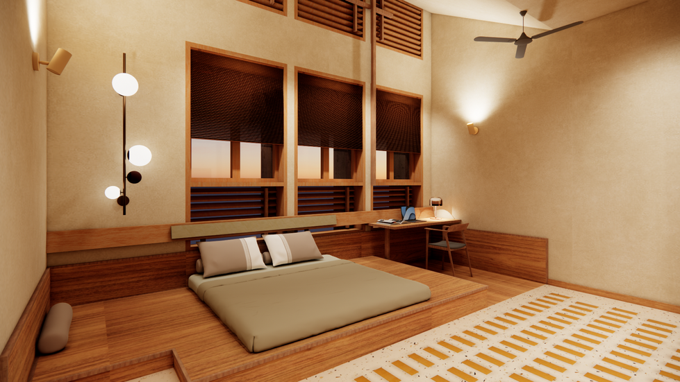 Sloping roof room v3