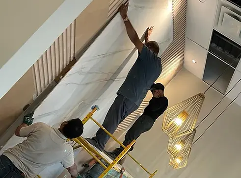 Installing Feature Wall