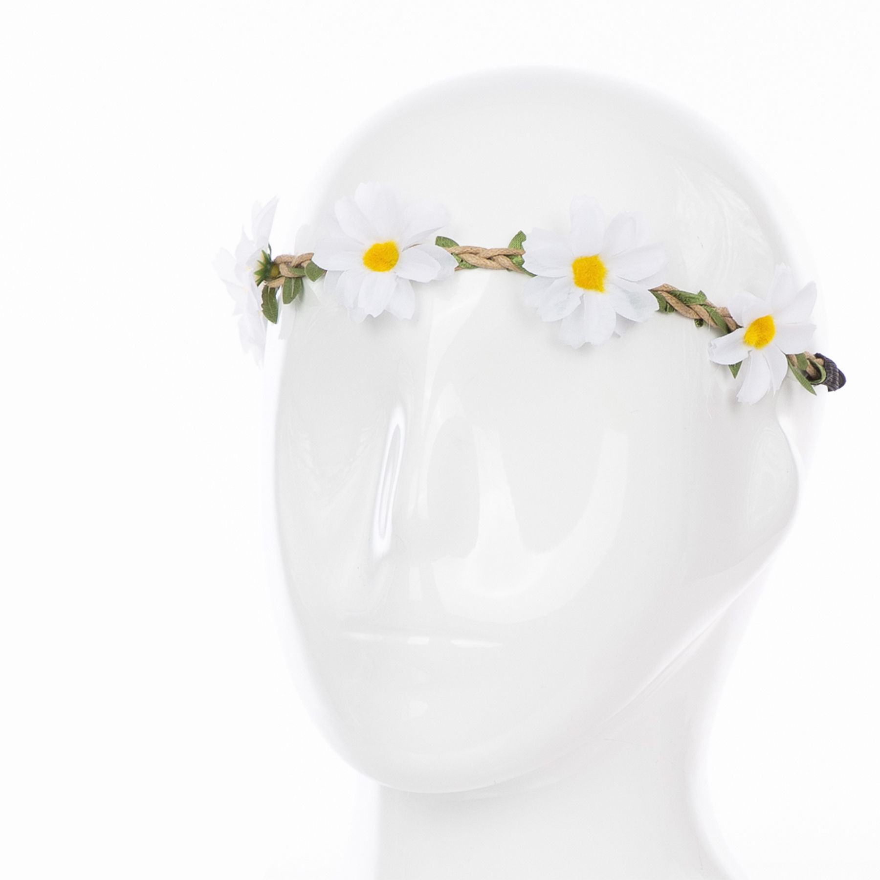 גומיית פרחים לבנים