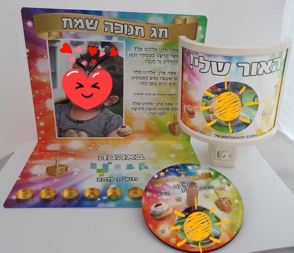 תמונה ממוזערת: סט חנוכייה וסביבון
