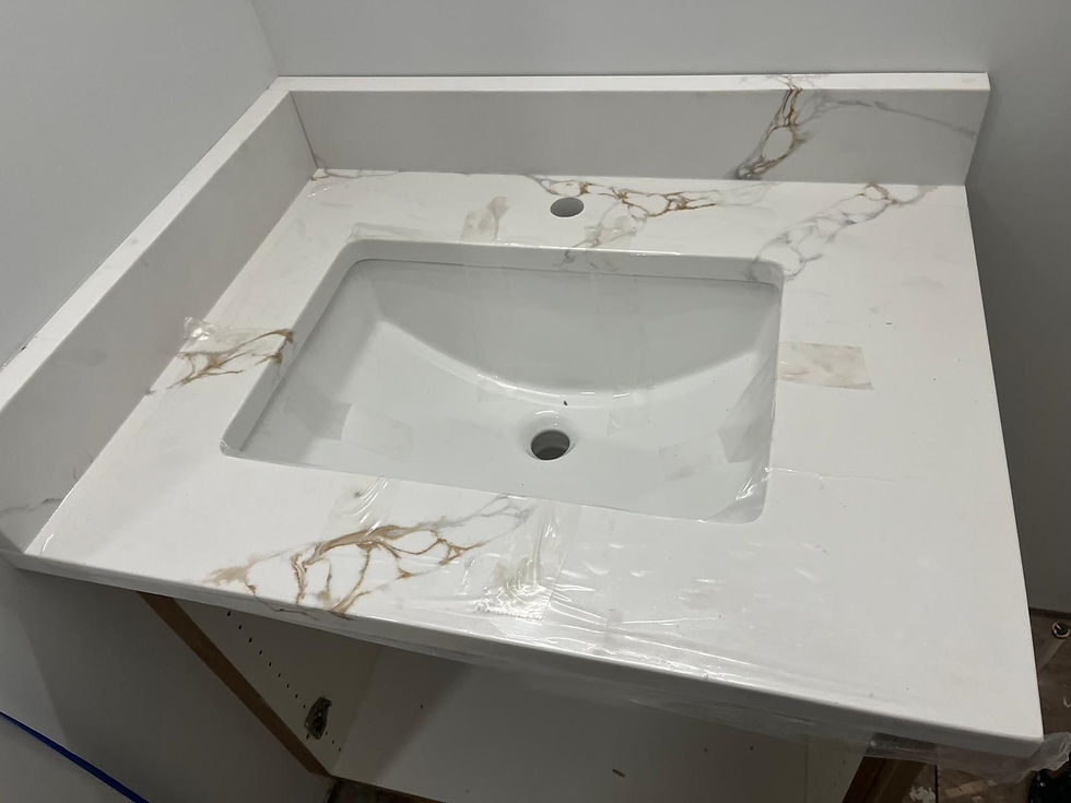 Granite top for bathroom sink