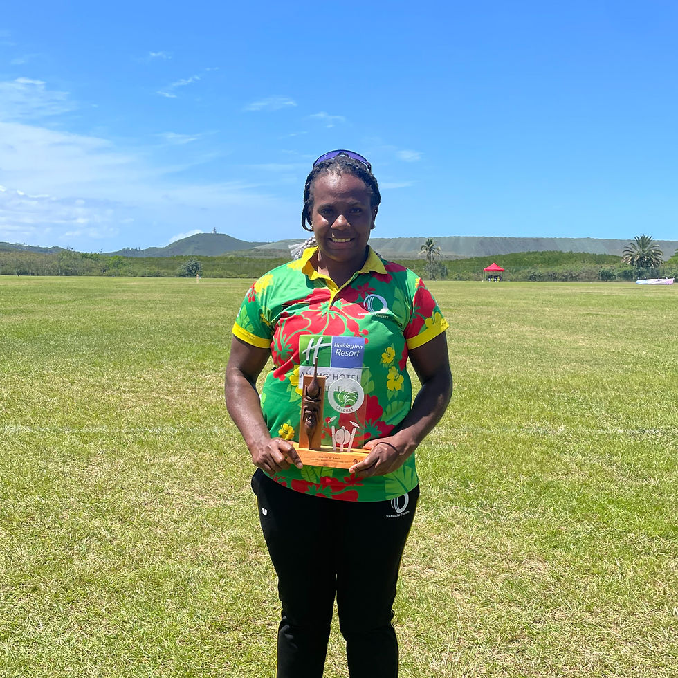 Player of the Match - Selina Solman