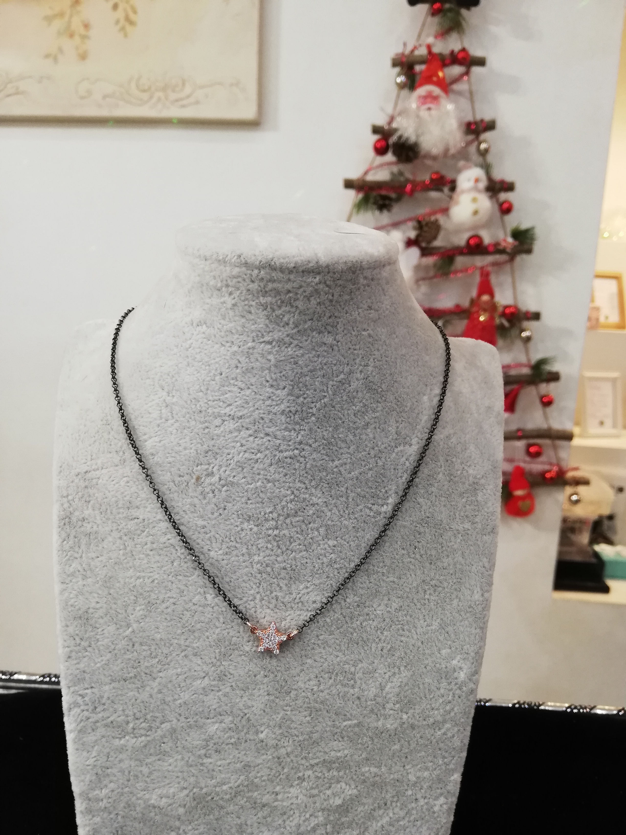 Girocollo con Stellina e Zirconi