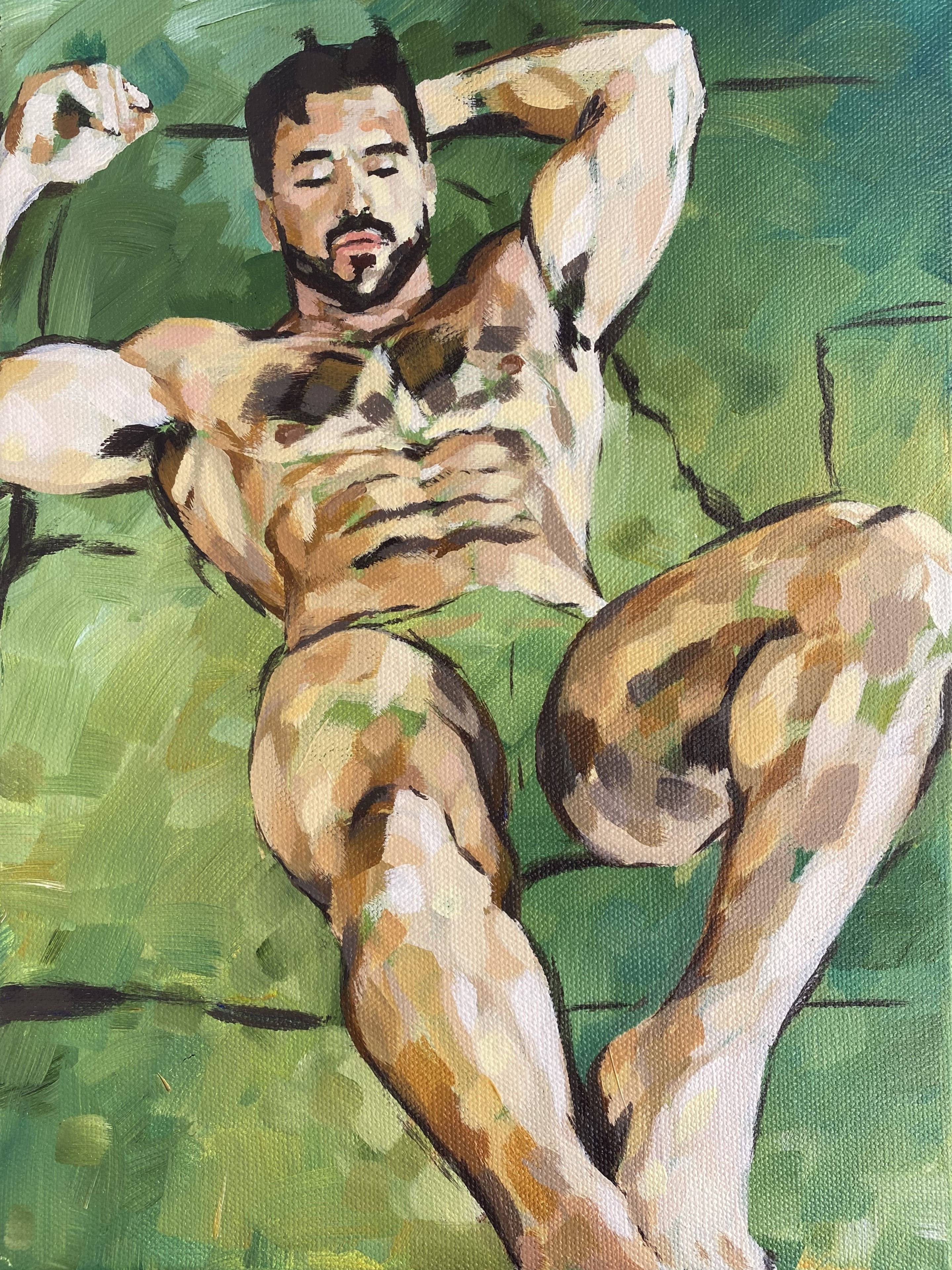 Relaxed Temptation, 9in x 12in
