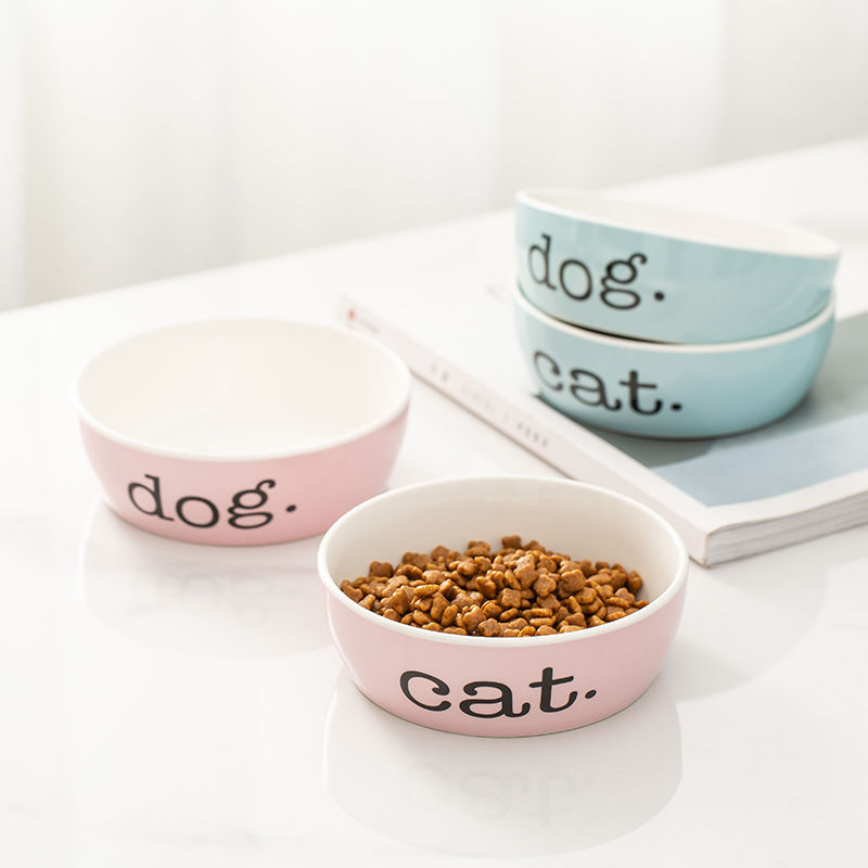 Miniatura: Eco Friendly Sublimation Custom Pet Cat Food Water Feeding Ceramic Dog Bowl