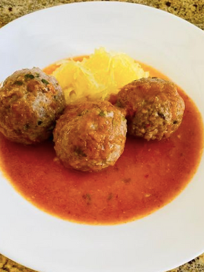 Albóndigas al chipotle