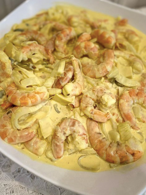 Camarones con abulon Alejandra