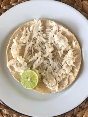 Tostada de jaiba