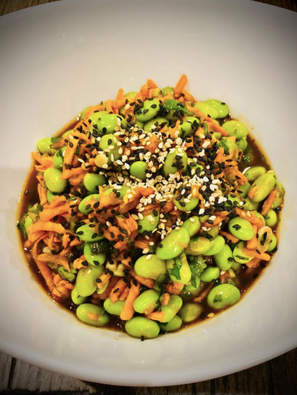 Ensalada de edamames