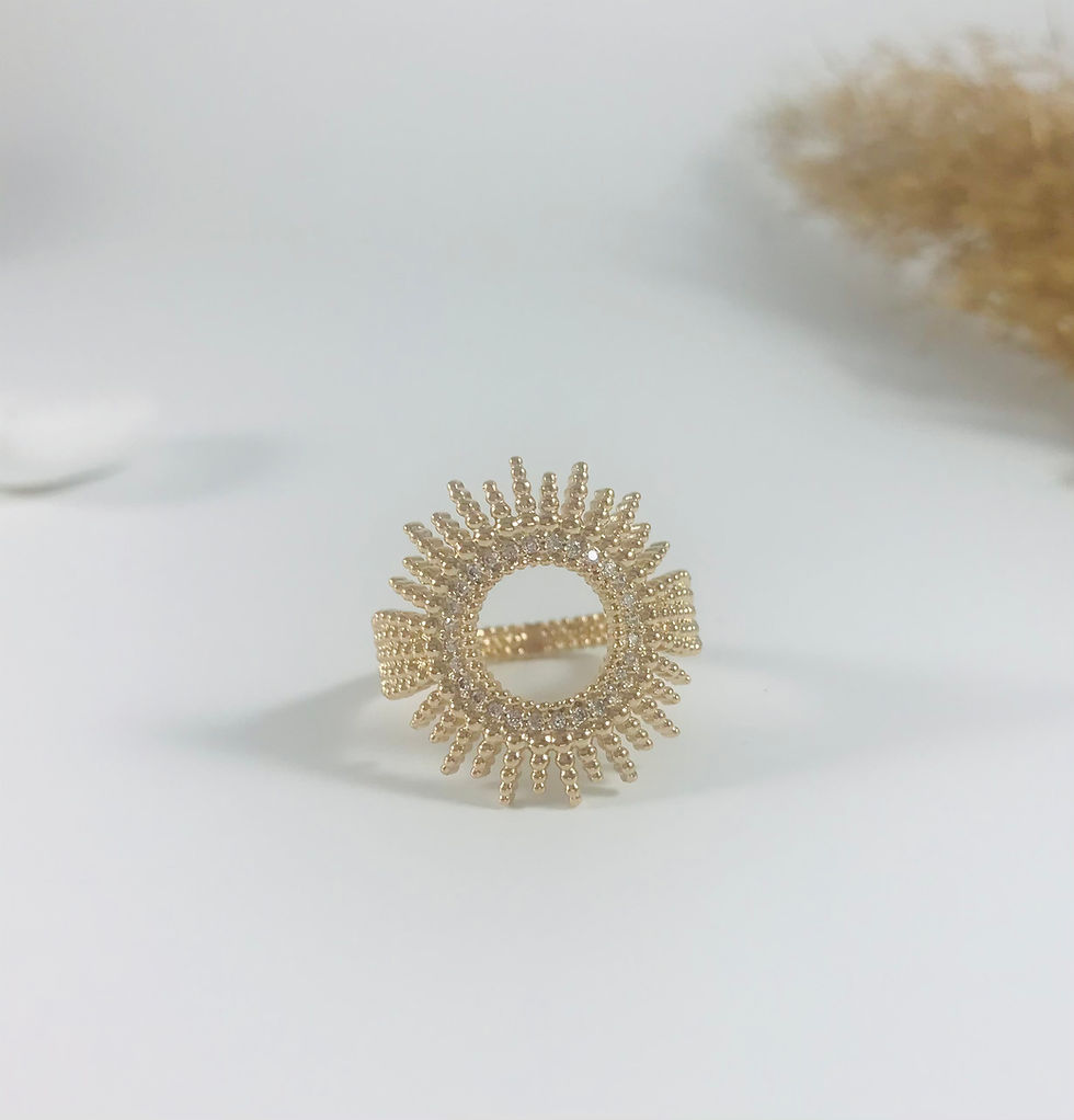 Miniature : bague en forme de soleil
