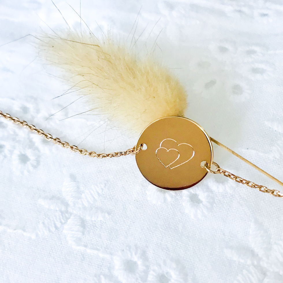 Miniature : bracelet coeurs