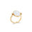 Miniature : bague réversible en nacre