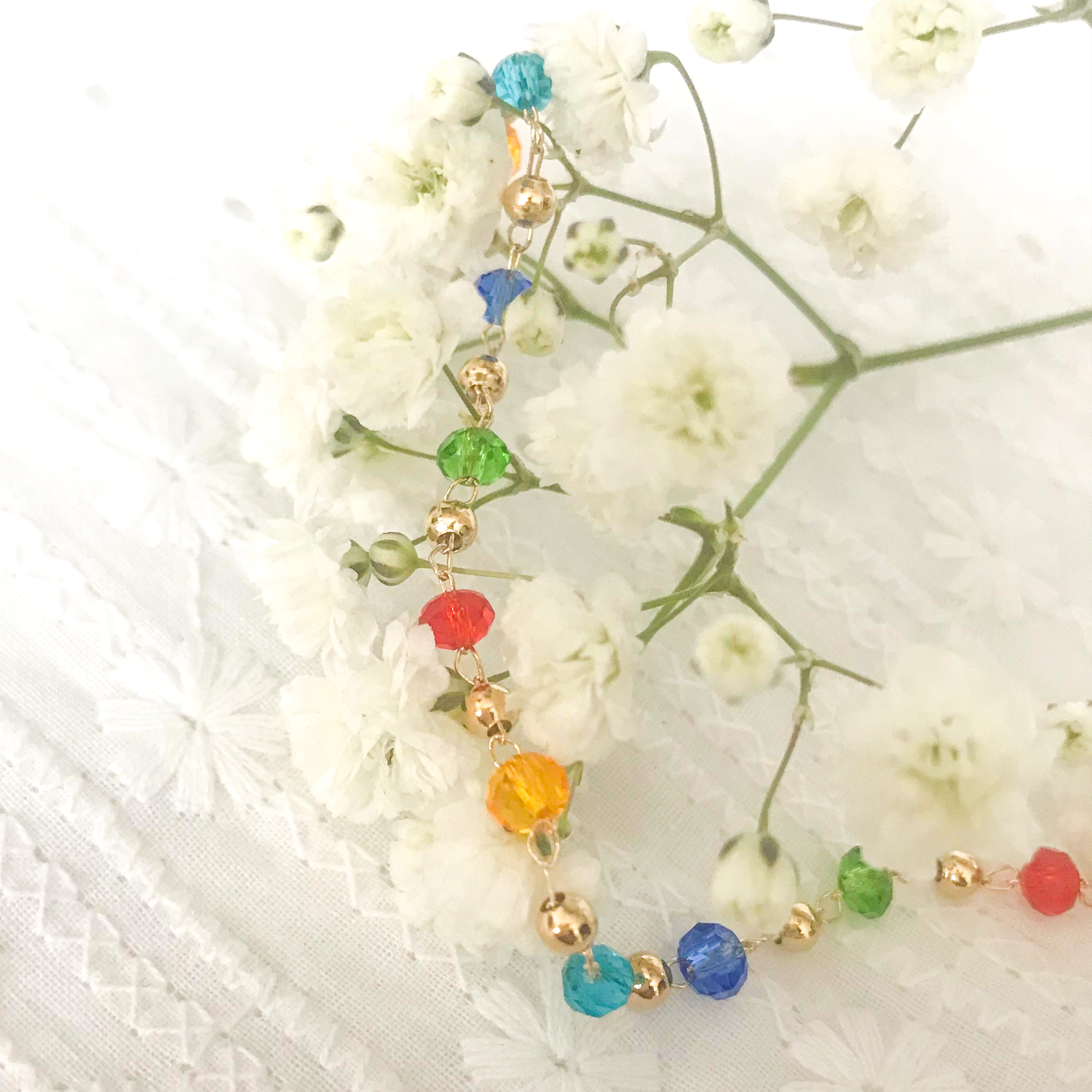 bracelet perles de cristal