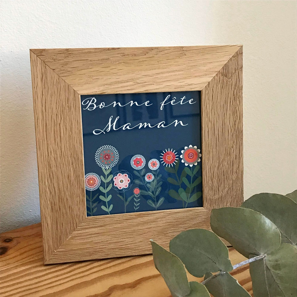 Miniature : Cadre Le Parfait Carré 12cm x 12cm Madame Métamorph'Ose